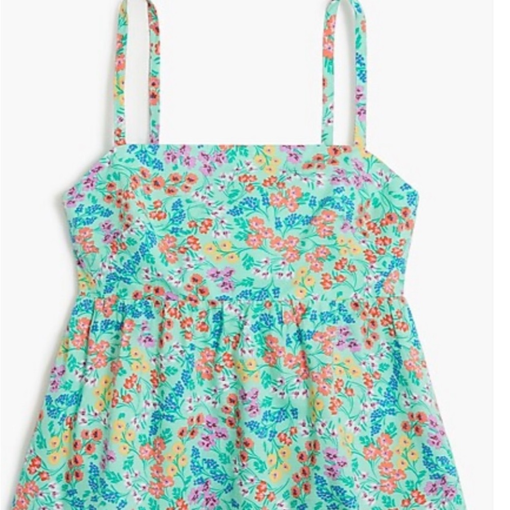 Floral Top - Multicolor Fresh Spearmint color
